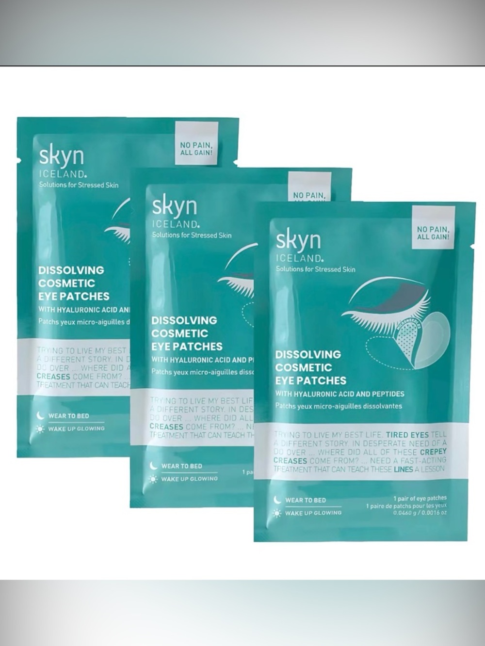 skyn Iceland Dissolving Microneedle Eye Patches